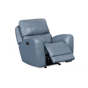 Leather Italia USA - Bel Air Chair - Glider P2 Persian Blue - 1444-EH295G-016027LV