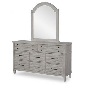 Legacy Classic Furniture - Belhaven Complete Dresser with Arched Mirror - 9360-1200_0200