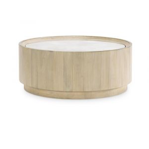 Legacy Classic Furniture - Biscayne Round Cocktail Table W/ Travertine Top - 1500-501