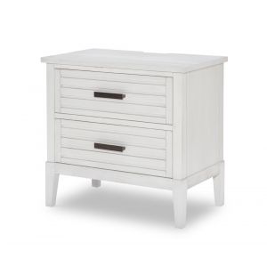 Legacy Classic Furniture - Edgewater Sand Dollar Two Drawer Night Stand White Finish - 1313-3100