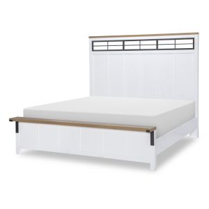 Legacy Classic Furniture - Franklin Complete Two Tone Panel Bed King 66 - 1561-4206K