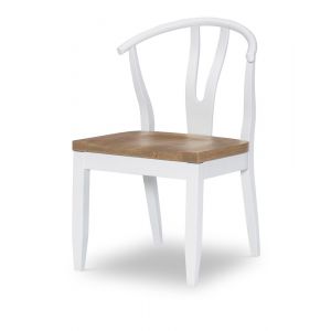 Legacy Classic Furniture - Franklin Wishbone Back Side Chair, White (Set of 2) - N1564-140