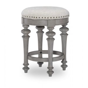 Legacy Classic Furniture - Kingston Round Swivel Stool W. Uph. Seat - 2311-845