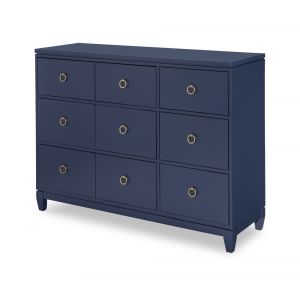 Legacy Classic Furniture  -  Summerland Inkwell Dresser Blue Finish  - 1162-1200C