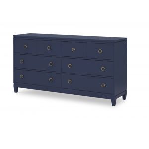 Legacy Classic Furniture  -  Summerland Inkwell Dresser Blue Finish  - 1162-1201C