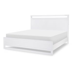 Legacy Classic Furniture - Summerland White Complete Panel Bed Ca King 60 White Finish - 1160-4107K
