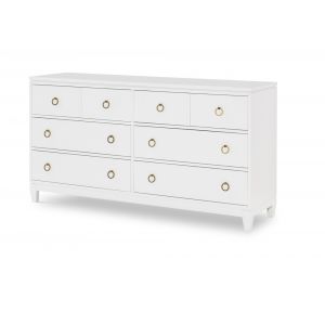 Legacy Classic Furniture  -  Summerland White Dresser White Finish  - 1160-1201C