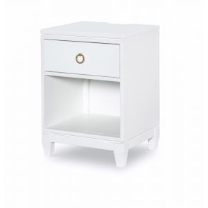 Legacy Classic Furniture - Summerland White Open Nightstand White Finish - 1160-3101