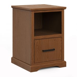 Legends Furniture - Bridgevine Home 20 in. Made in the USA Bourbon Brown Finish Solid Wood File Cabinet - CY6806.OBR