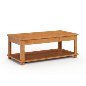 Legends Furniture - Bridgevine Home 48 in. Solid Wood Light Brown Coffee Table - DV4220.FLQ