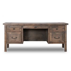 Legends Furniture - Bridgevine Home 69 in. Barwood Finish Executive Desk - JC6270.BNW