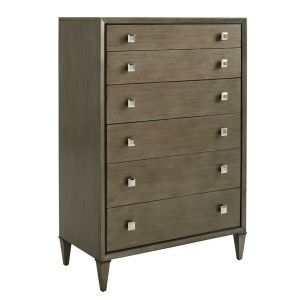 Lexington - Ariana Remy Six Drawer Chest In Rich Gray Finish - 01-0732-307