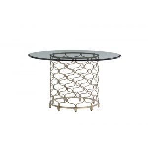 Lexington - Laurel Canyon Bollinger Round Dining Table With 54-Inch Glass Top - 01-0721-875-54c