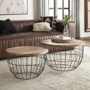 Liberty Furniture - Akins Nesting Caged Accent Tables - 2101-AT2000