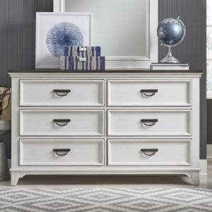 Liberty Furniture - Allyson Park 6 Drawer Dresser - 417-BR30