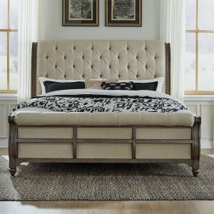Liberty Furniture - Americana Farmhouse King Sleigh Bed  - 615-BR-KSL
