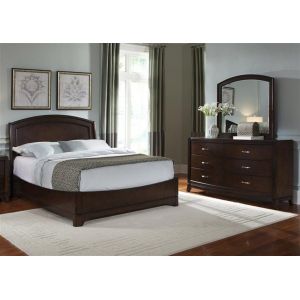 Liberty Furniture - Avalon 3 Piece Queen Platform Bed, Dresser & Mirror Set - 505-BR-QPLDM