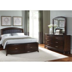 Liberty Furniture - Avalon 3 Piece Queen Storage Bed, Dresser & Mirror Set - 505-BR-QSBDM