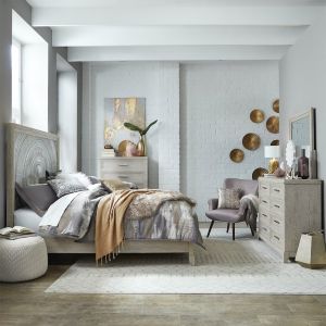 Liberty Furniture - Belmar Queen Panel Bed, Dresser & Mirror, Chest  - 902-BR-QPBDMC