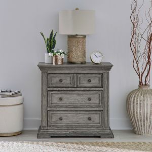 Liberty Furniture - Big Valley Bedside Chest with Charging Station - 361G-BR62