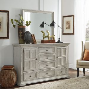 Liberty Furniture - Big Valley Dresser & Mirror - 361W-BR-DM
