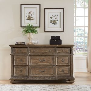 Liberty Furniture - Carlisle Court 9 Drawer Dresser - 502-BR31