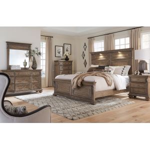 Liberty Furniture - Carlisle Court Queen Panel Bed, Dresser & Mirror, Chest, Night Stand  - 502-BR-QPBDMCN