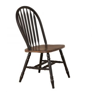 Liberty Furniture - Carolina Crossing Windsor Side Chair- Black (Set of 2) - 186B-C1000S