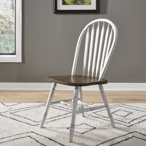 Liberty Furniture - Carolina Crossing Windsor Side Chair - White (Set of 2) - 186W-C1000S