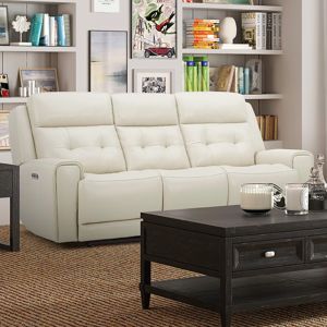 Liberty Furniture - Carrington Sofa P3 & ZG Baja Stone - 7006ST-33P
