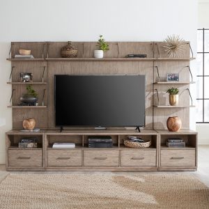Liberty Furniture - City Scape Entertainment Center with Piers  - 421-ENT-ECP