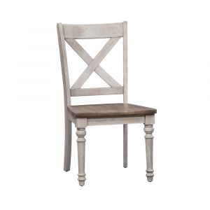 Liberty Furniture - Cottage Lane X Back Wood Seat Side Chair (Set of 2) - 350-C3000S