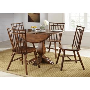 Liberty Furniture - Creations II Drop Leaf Pedestal Table - 38-P4242_38-T4242