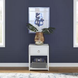 Liberty Furniture - East End 1 Drawer 1 Shelf Accent Table - 2030WH-AT2126