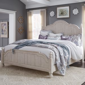 Liberty Furniture - Farmhouse Reimagined King Poster Bed - 652-BR-KPS