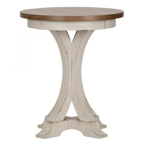 Liberty Furniture - Farmhouse Reimagined Round Chair Side Table - 652-OT1021
