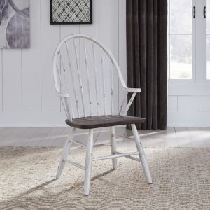 Liberty Furniture - Farmhouse Windsor Back Arm Chair - 139WH-C1000A