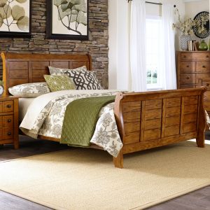 Liberty Furniture - Grandpas Cabin California King Sleigh Bed  - 175-BR-CKSL