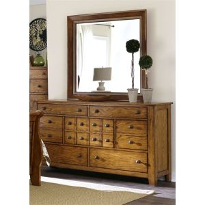 Liberty Furniture - Grandpas Cabin Dresser & Mirror - 175-BR-DM