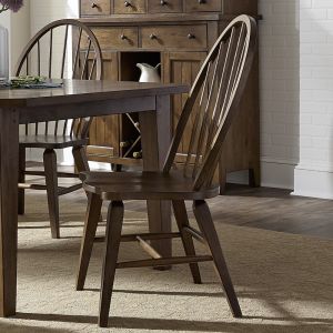 Liberty Furniture - Hearthstone Windsor Back Side Chair (Set of 2) - 382-C1000S