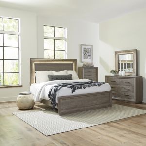 Liberty Furniture - Horizons Queen Panel Bed, Dresser & Mirror, Chest  - 272-BR-QPBDMC