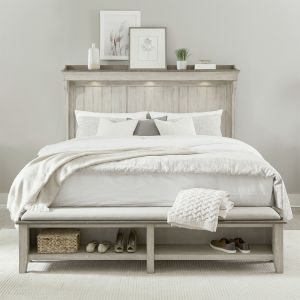 Liberty Furniture - Ivy Hollow King Mantle Storage Bed  - 457-BR-KMS