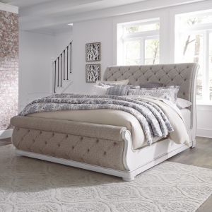 Liberty Furniture - Magnolia Manor King Uph Sleigh Bed - 244-BR-KUSL