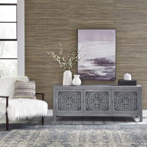 Liberty Furniture - Marisol 65 Inch 3 Door Accent TV Stand - 2077-AC6526