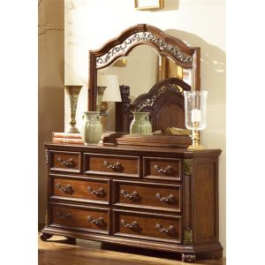 Liberty Furniture - Messina Estates Dresser & Mirror - 737-BR-DM