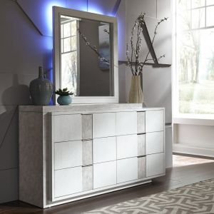 Liberty Furniture - Mirage Dresser & Mirror - 946-BR-DM