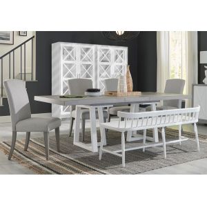 Liberty Furniture - Palmetto Heights 6 Piece Double Pedestal Table Set  - 499-DR-62PS