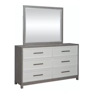 Liberty Furniture - Palmetto Heights Dresser & Mirror  - 499-BR-DM
