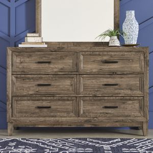 Liberty Furniture - Ridgecrest 6 Drawer Dresser - 384-BR31