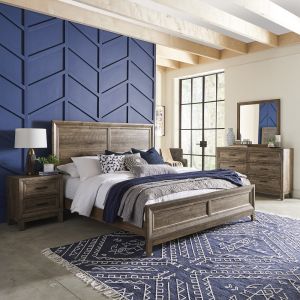 Liberty Furniture - Ridgecrest Queen Panel Bed, Dresser & Mirror, Night Stand - 384-BR-QPBDMN